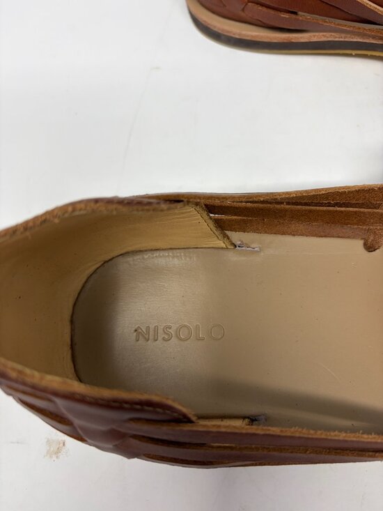 Nisolo men\'s huarache sandals 10 brown leather main image 4
